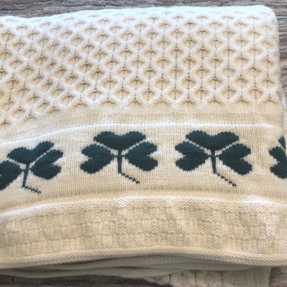 Arancrafts Merino Wool Blanket Throw EUC